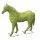Pferd Garten-Figur Drahtgestell mit Moos 43 cm hoch
